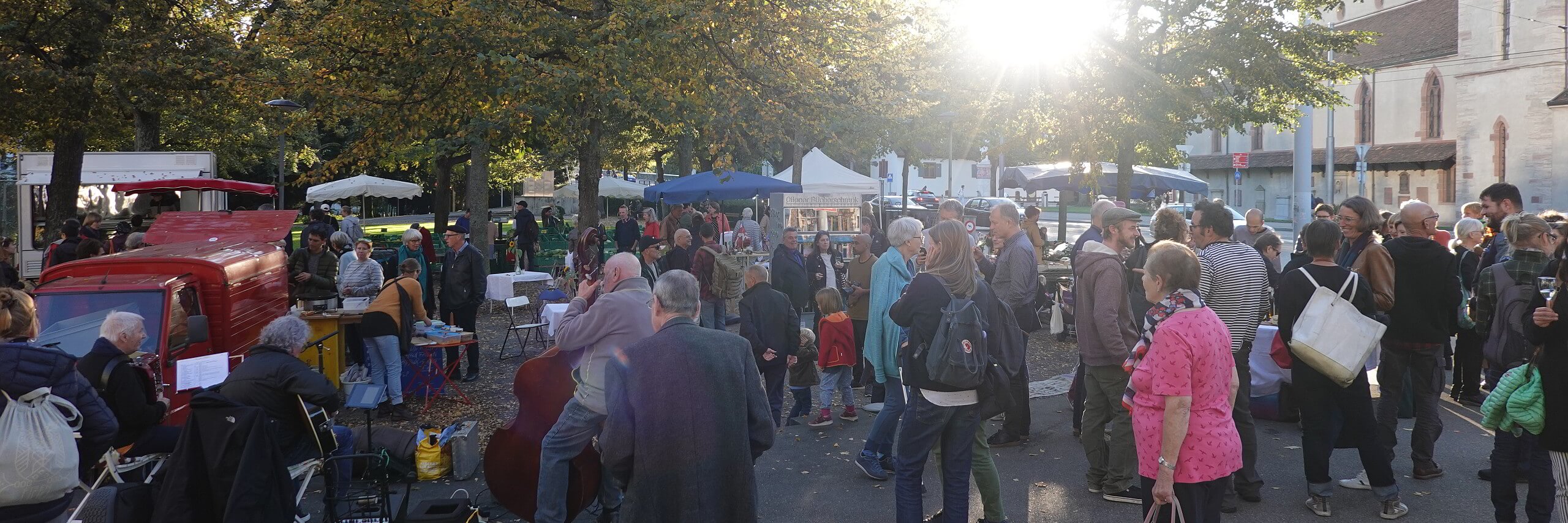 Der Wettsteinmarkt auf dem Wettsteinplatz
